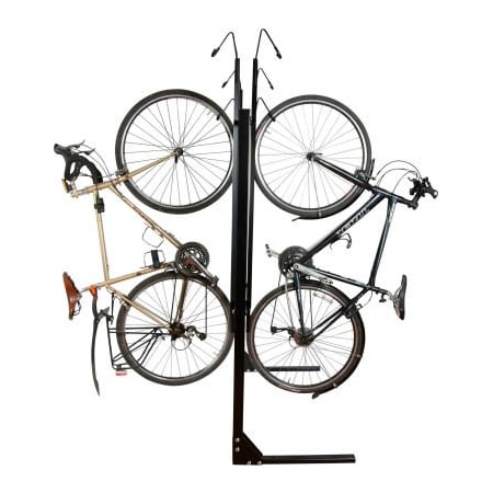 Saris Cycling Group Saris, Indoor 6 Bike Non-Lockable Double Sided Vertical Storage Rack 8033